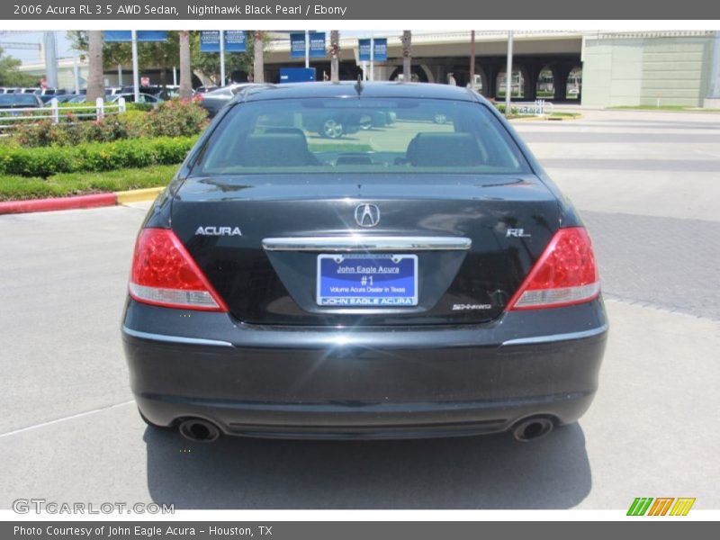 Nighthawk Black Pearl / Ebony 2006 Acura RL 3.5 AWD Sedan