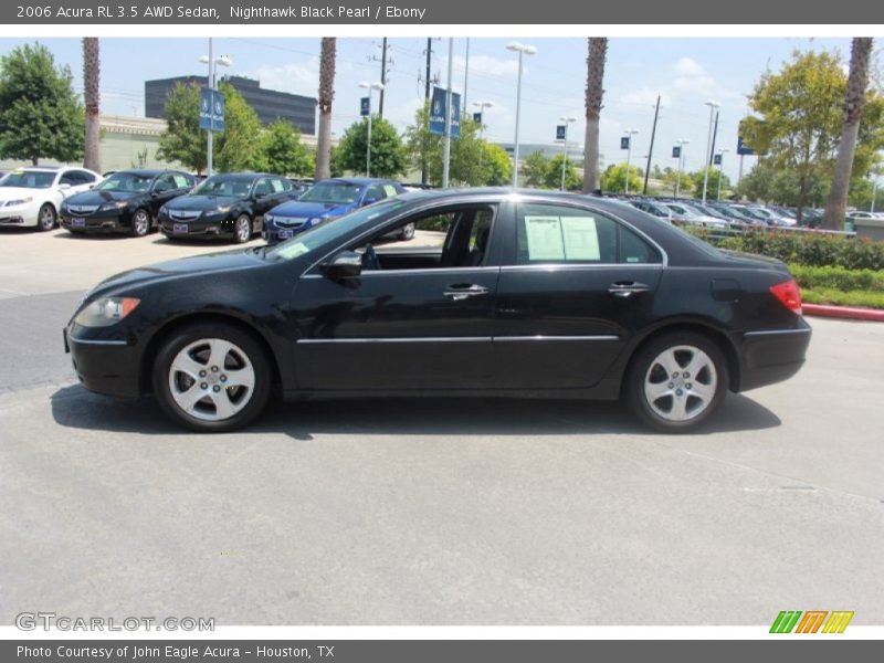 Nighthawk Black Pearl / Ebony 2006 Acura RL 3.5 AWD Sedan