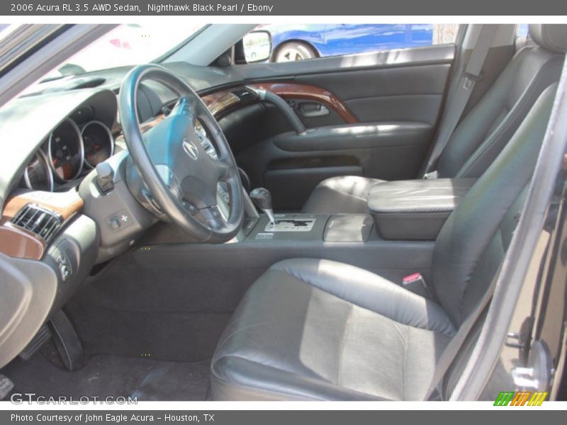 Nighthawk Black Pearl / Ebony 2006 Acura RL 3.5 AWD Sedan