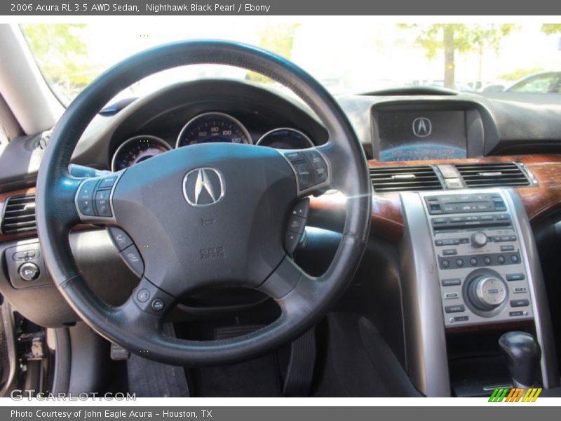 Nighthawk Black Pearl / Ebony 2006 Acura RL 3.5 AWD Sedan