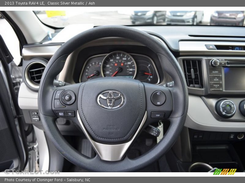Classic Silver Metallic / Ash 2013 Toyota RAV4 LE