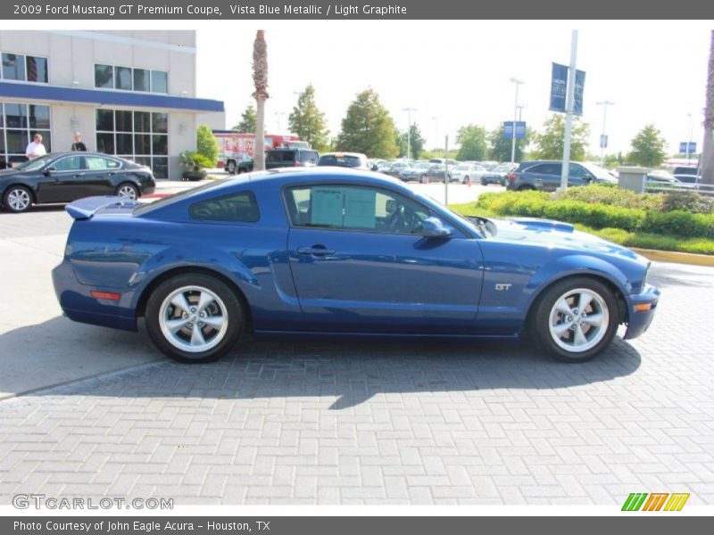 Vista Blue Metallic / Light Graphite 2009 Ford Mustang GT Premium Coupe