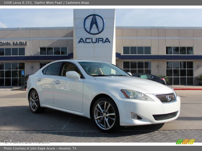 Starfire White Pearl / Cashmere Beige 2008 Lexus IS 250