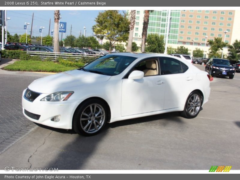 Starfire White Pearl / Cashmere Beige 2008 Lexus IS 250