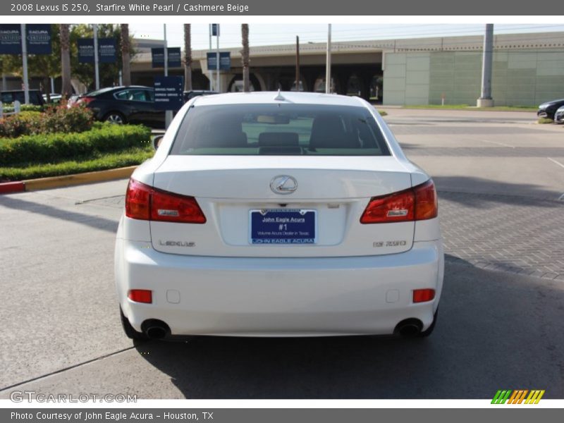 Starfire White Pearl / Cashmere Beige 2008 Lexus IS 250