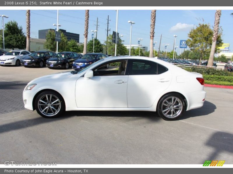 Starfire White Pearl / Cashmere Beige 2008 Lexus IS 250