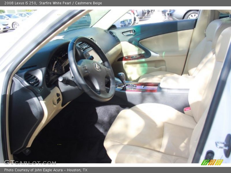 Starfire White Pearl / Cashmere Beige 2008 Lexus IS 250