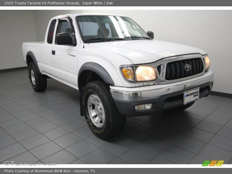 Super White / Oak 2003 Toyota Tacoma V6 PreRunner Xtracab
