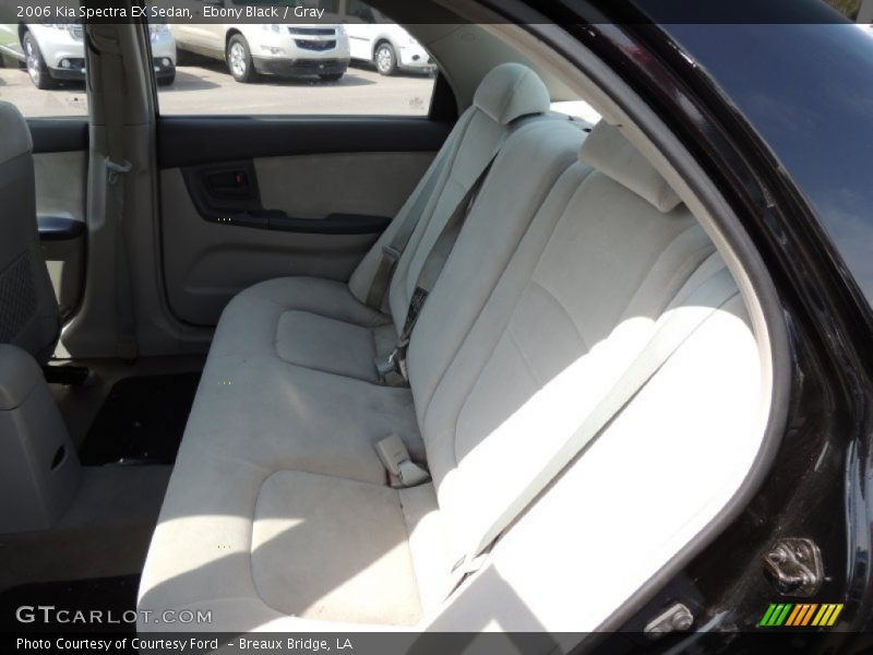 Ebony Black / Gray 2006 Kia Spectra EX Sedan