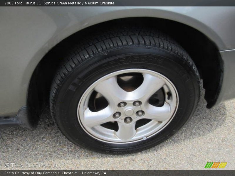 Spruce Green Metallic / Medium Graphite 2003 Ford Taurus SE