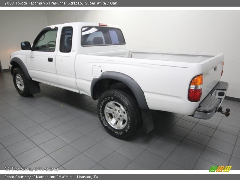 Super White / Oak 2003 Toyota Tacoma V6 PreRunner Xtracab