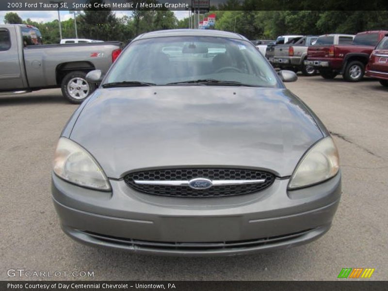 Spruce Green Metallic / Medium Graphite 2003 Ford Taurus SE
