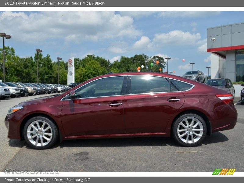 Moulin Rouge Mica / Black 2013 Toyota Avalon Limited