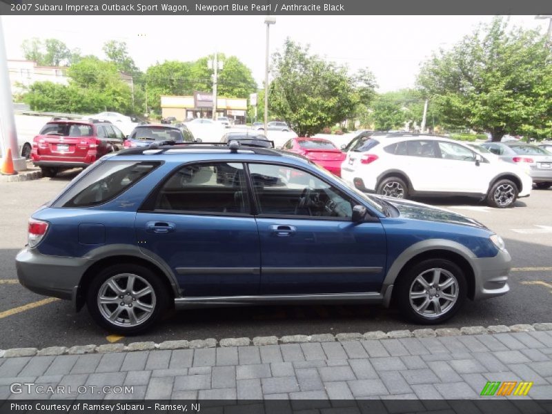 Newport Blue Pearl / Anthracite Black 2007 Subaru Impreza Outback Sport Wagon