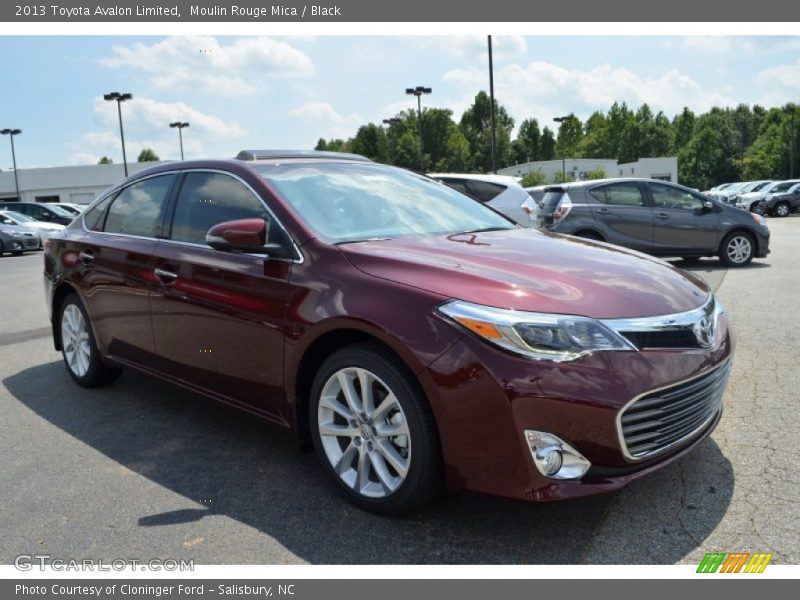 Moulin Rouge Mica / Black 2013 Toyota Avalon Limited