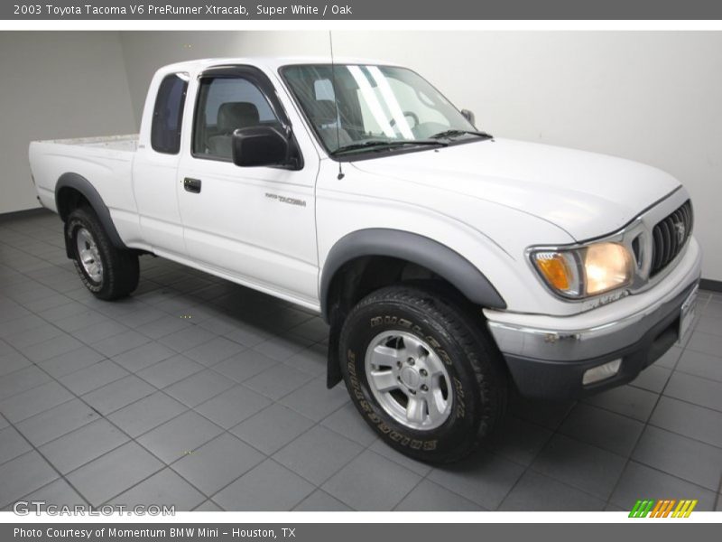 Super White / Oak 2003 Toyota Tacoma V6 PreRunner Xtracab