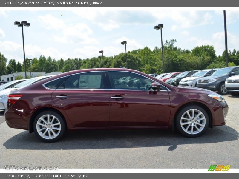 Moulin Rouge Mica / Black 2013 Toyota Avalon Limited