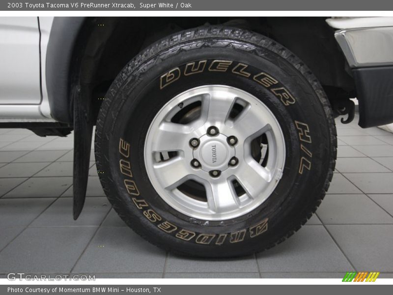 Super White / Oak 2003 Toyota Tacoma V6 PreRunner Xtracab