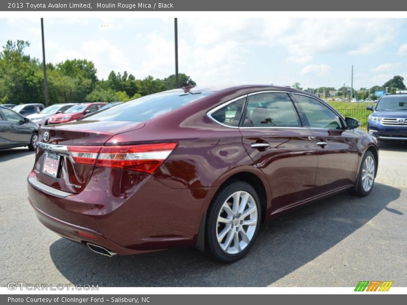 Moulin Rouge Mica / Black 2013 Toyota Avalon Limited