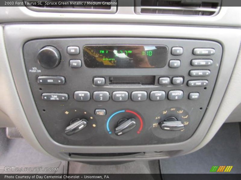 Controls of 2003 Taurus SE