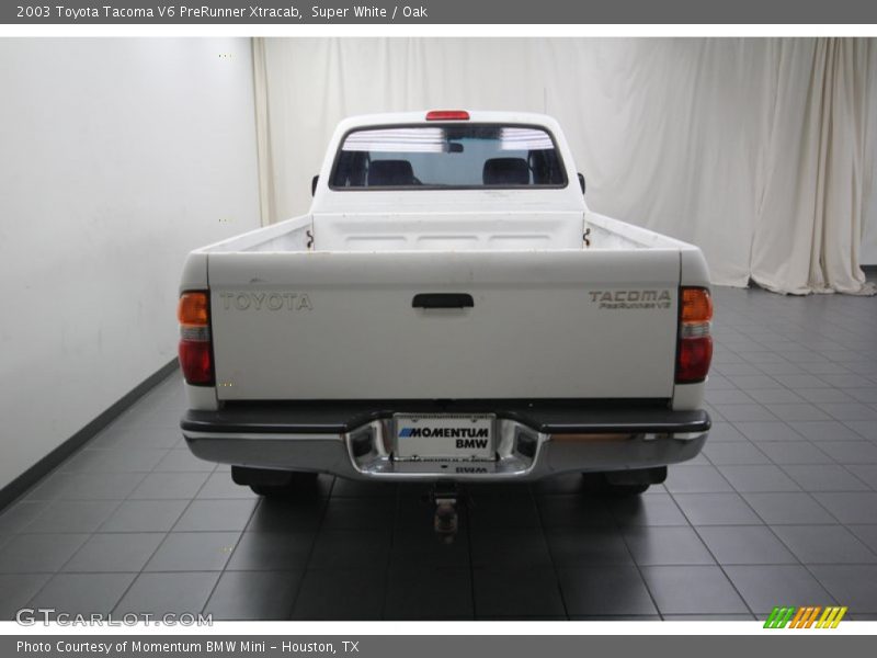 Super White / Oak 2003 Toyota Tacoma V6 PreRunner Xtracab