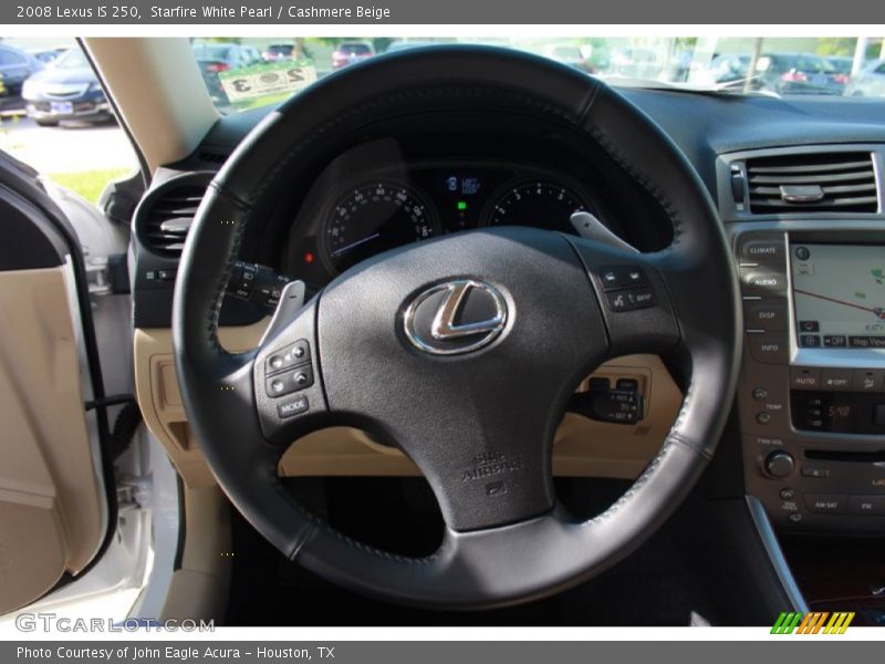 Starfire White Pearl / Cashmere Beige 2008 Lexus IS 250