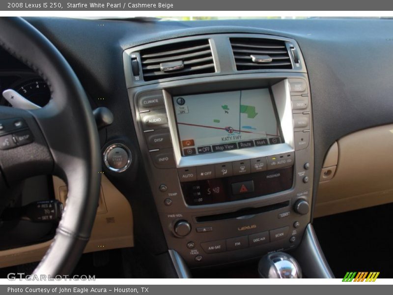 Starfire White Pearl / Cashmere Beige 2008 Lexus IS 250