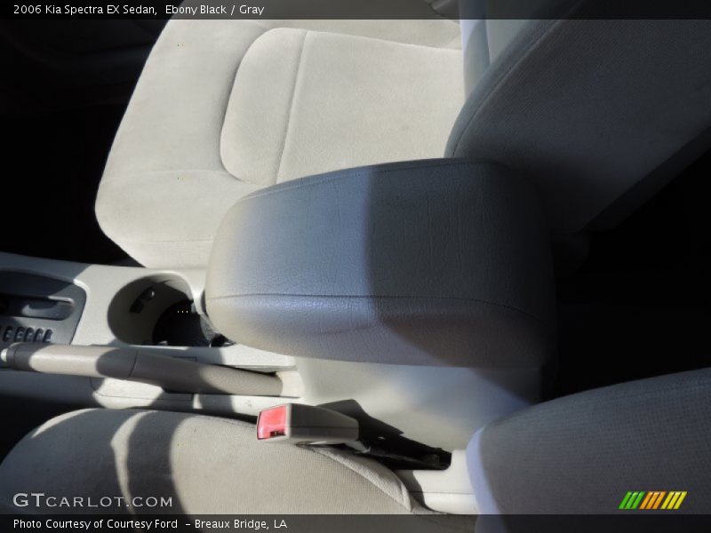 Ebony Black / Gray 2006 Kia Spectra EX Sedan