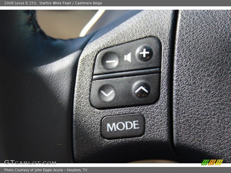 Starfire White Pearl / Cashmere Beige 2008 Lexus IS 250