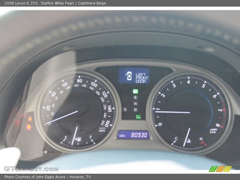 Starfire White Pearl / Cashmere Beige 2008 Lexus IS 250