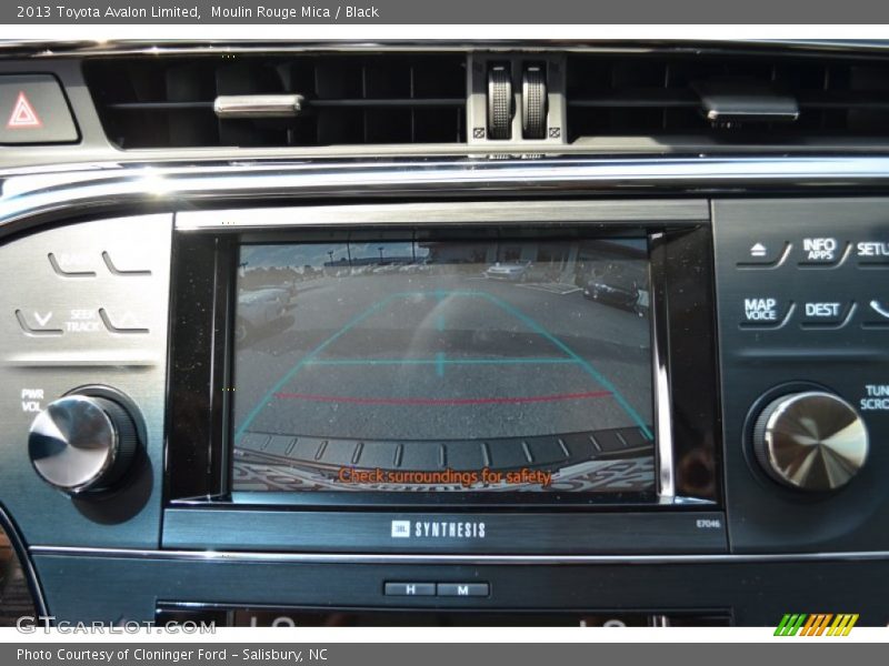 Moulin Rouge Mica / Black 2013 Toyota Avalon Limited