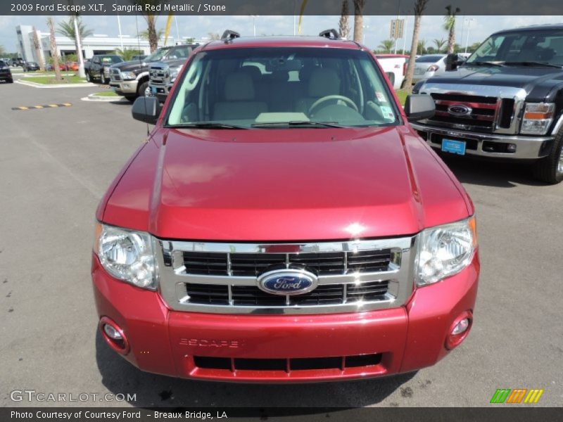 Sangria Red Metallic / Stone 2009 Ford Escape XLT