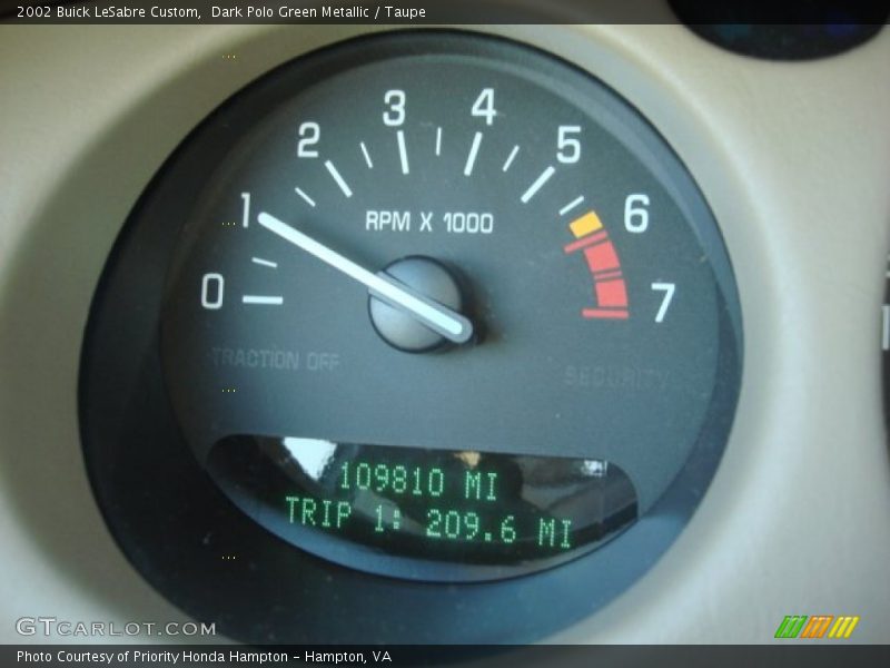 Dark Polo Green Metallic / Taupe 2002 Buick LeSabre Custom