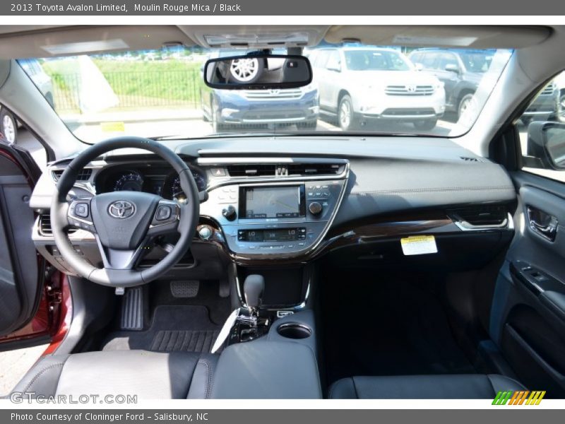 Moulin Rouge Mica / Black 2013 Toyota Avalon Limited