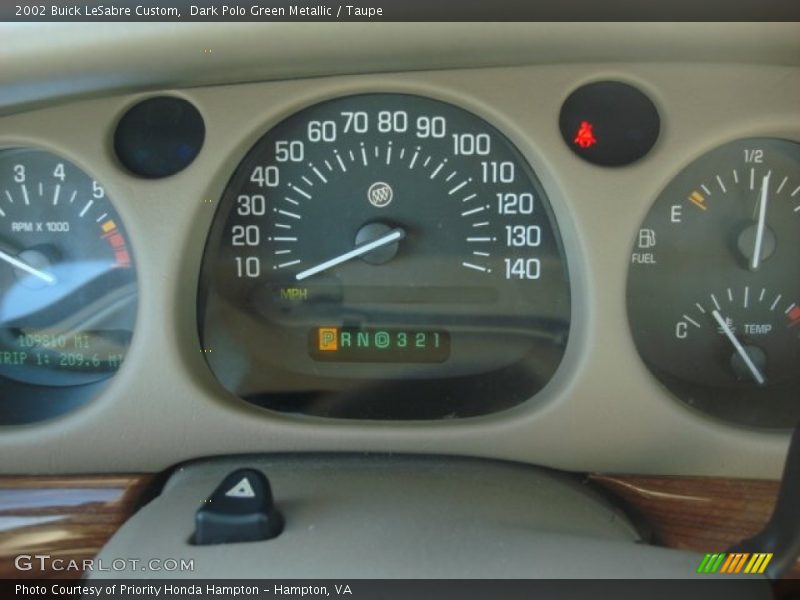 Dark Polo Green Metallic / Taupe 2002 Buick LeSabre Custom