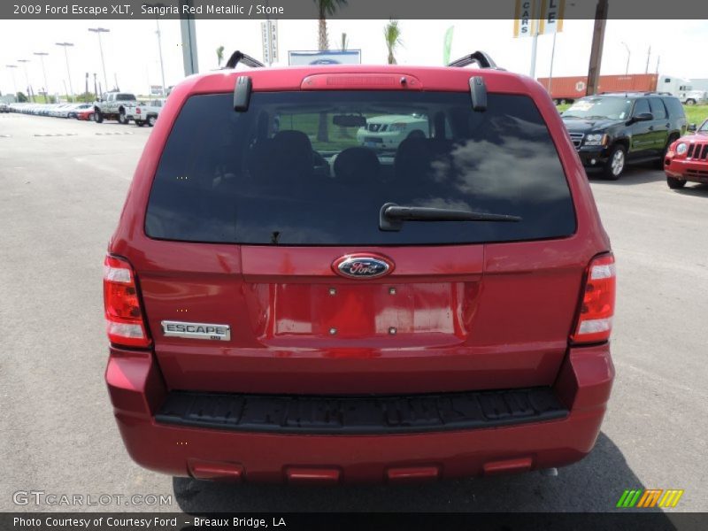 Sangria Red Metallic / Stone 2009 Ford Escape XLT