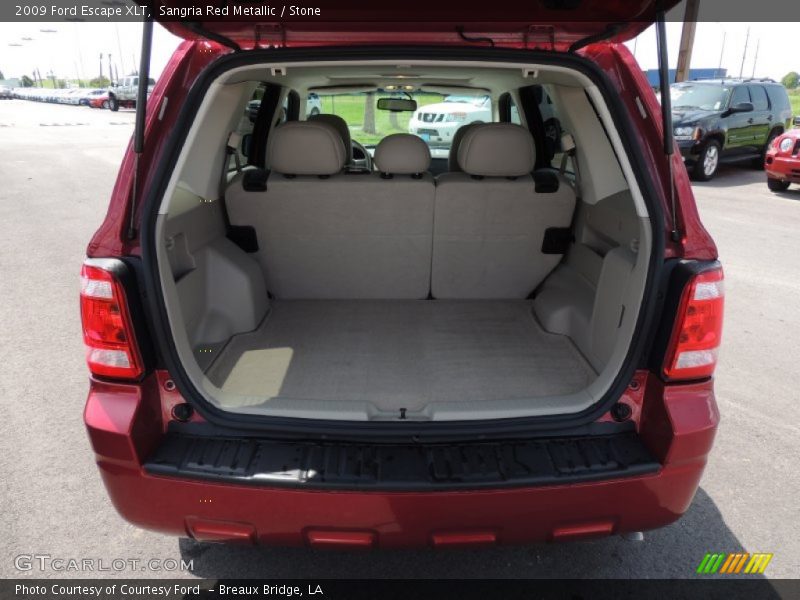 Sangria Red Metallic / Stone 2009 Ford Escape XLT
