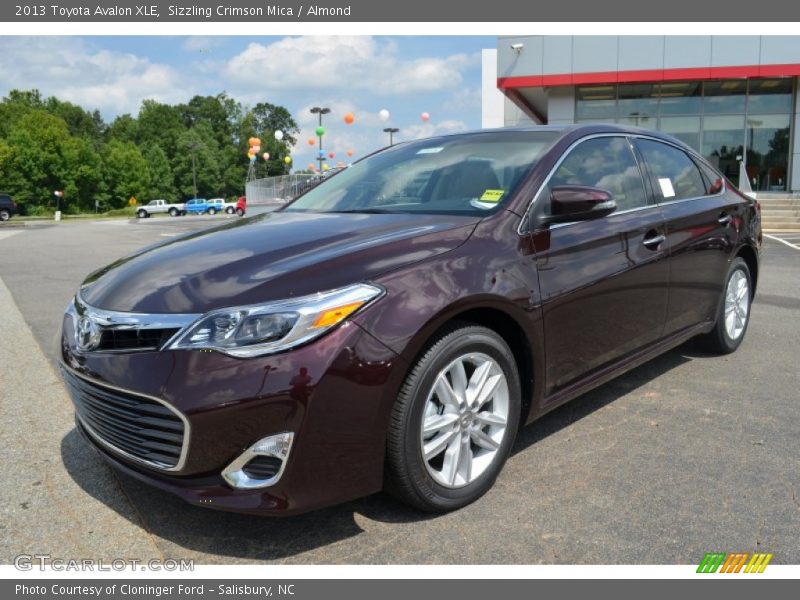 Sizzling Crimson Mica / Almond 2013 Toyota Avalon XLE