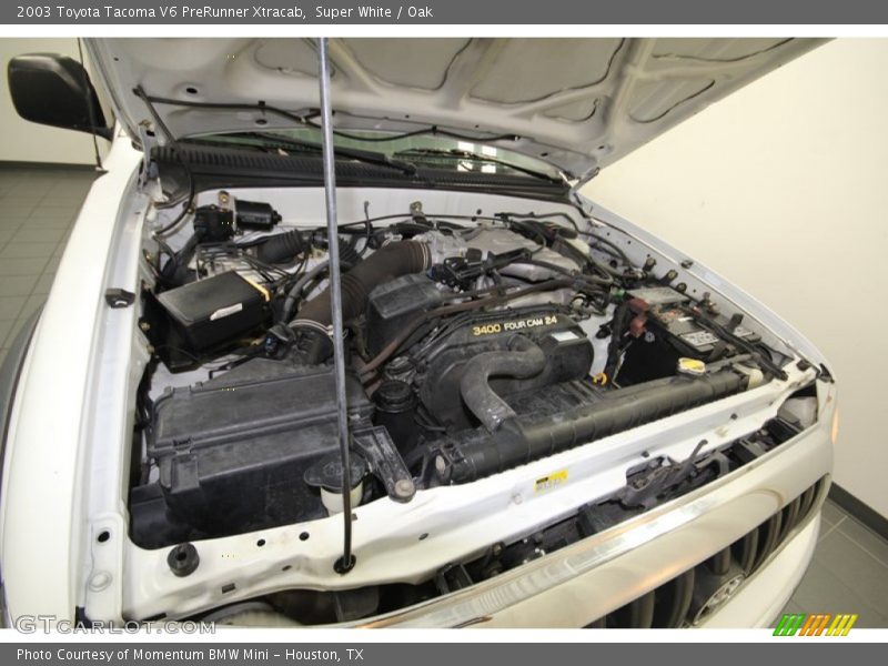 Super White / Oak 2003 Toyota Tacoma V6 PreRunner Xtracab