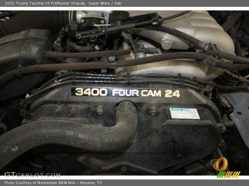 Super White / Oak 2003 Toyota Tacoma V6 PreRunner Xtracab