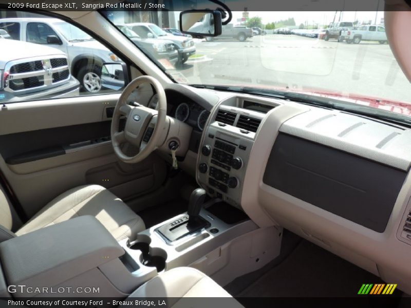 Sangria Red Metallic / Stone 2009 Ford Escape XLT