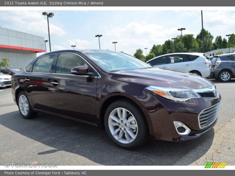 Sizzling Crimson Mica / Almond 2013 Toyota Avalon XLE