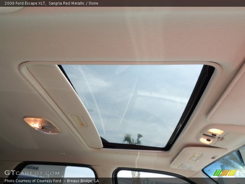 Sangria Red Metallic / Stone 2009 Ford Escape XLT