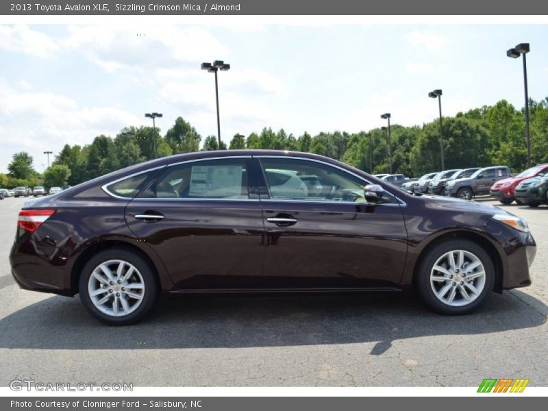 Sizzling Crimson Mica / Almond 2013 Toyota Avalon XLE
