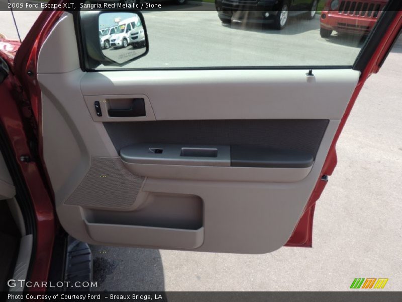 Sangria Red Metallic / Stone 2009 Ford Escape XLT