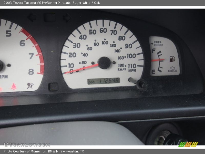 Super White / Oak 2003 Toyota Tacoma V6 PreRunner Xtracab