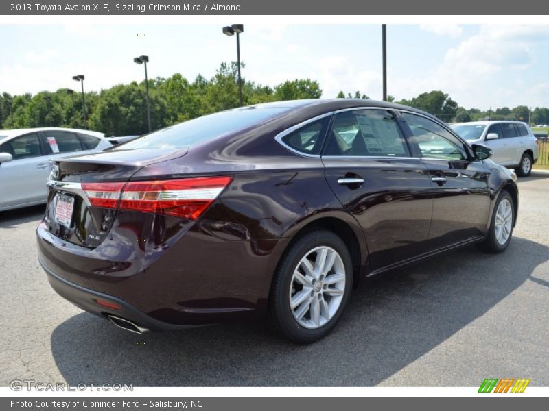 Sizzling Crimson Mica / Almond 2013 Toyota Avalon XLE