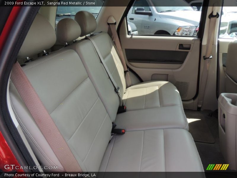 Sangria Red Metallic / Stone 2009 Ford Escape XLT