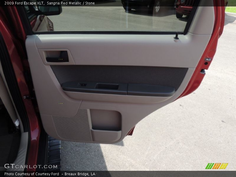 Sangria Red Metallic / Stone 2009 Ford Escape XLT