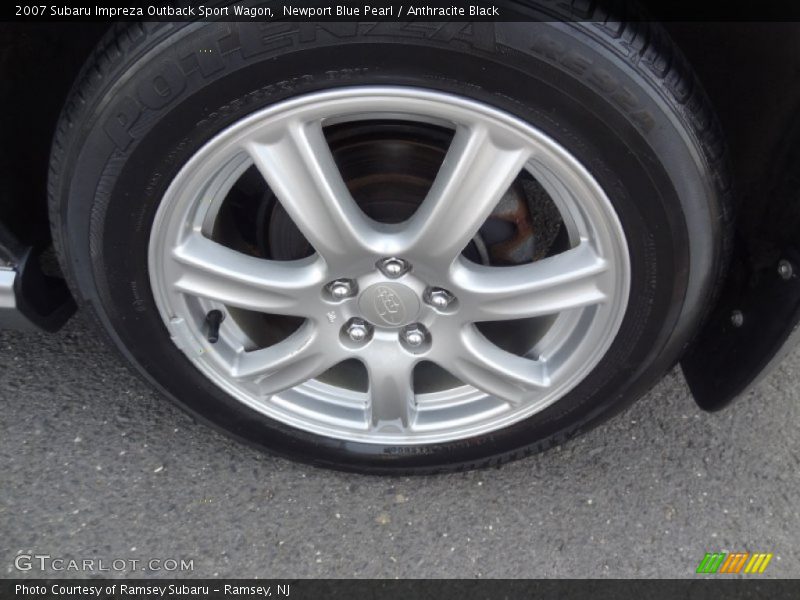 Newport Blue Pearl / Anthracite Black 2007 Subaru Impreza Outback Sport Wagon